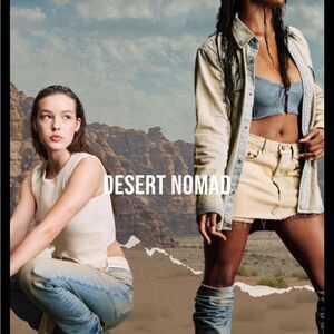 Oak & Acorn Everyday Dip Dye Denim Trucker Jacket Dipped Indigo Small NEW $390